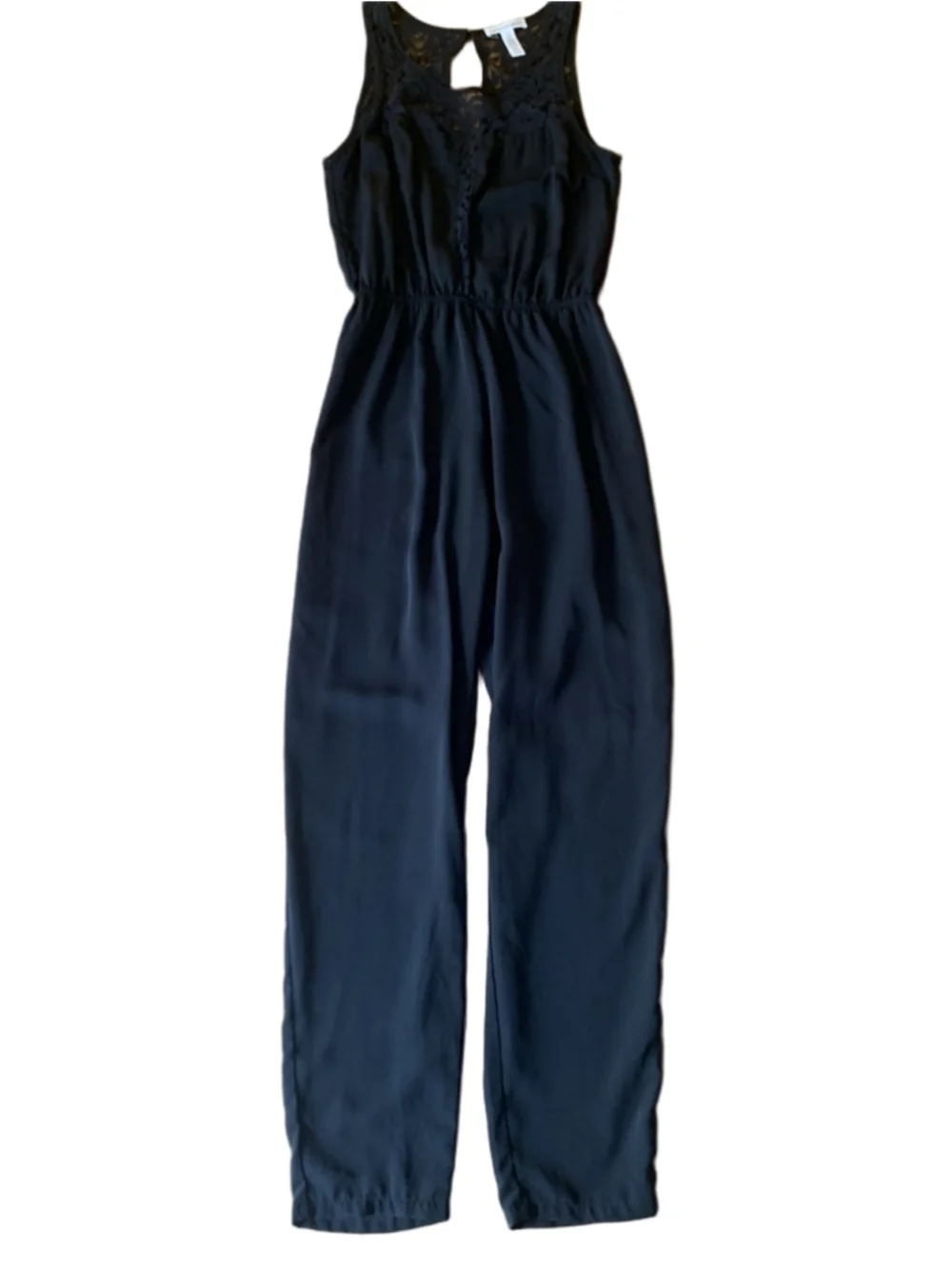 Ambiance apparel Jumpsuit / Romper Small Black with Lace - Picture 1 of 6